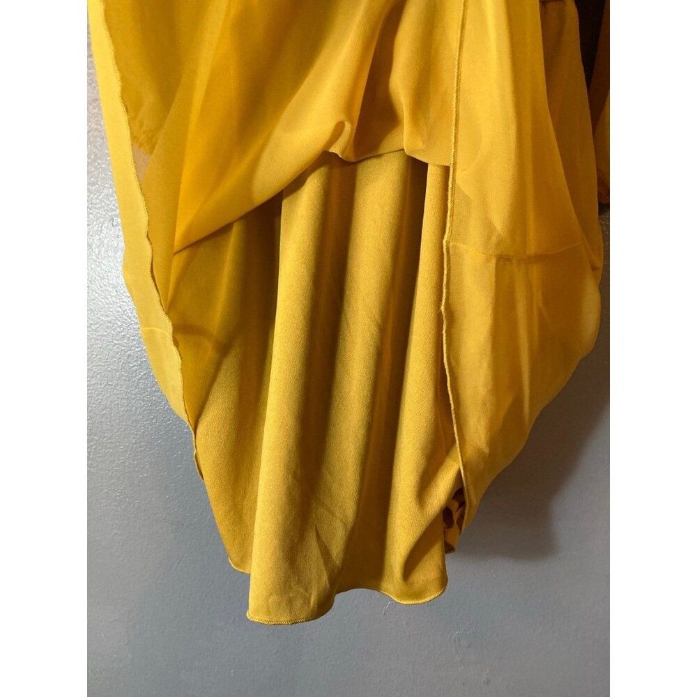 Sweet storm yellow mini dress - Picture 3 of 6